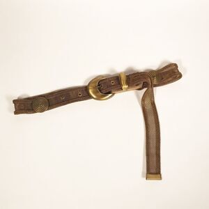 Vintage 1980's Mesh Metal Belt